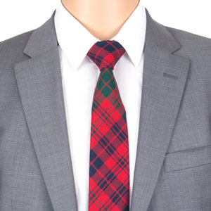 Tie, Skinny Necktie, Ross Tartan